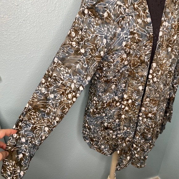 NWT Soft Surroundings Lightweight Open Front Kimono Cardigan - Picture 6 of 11